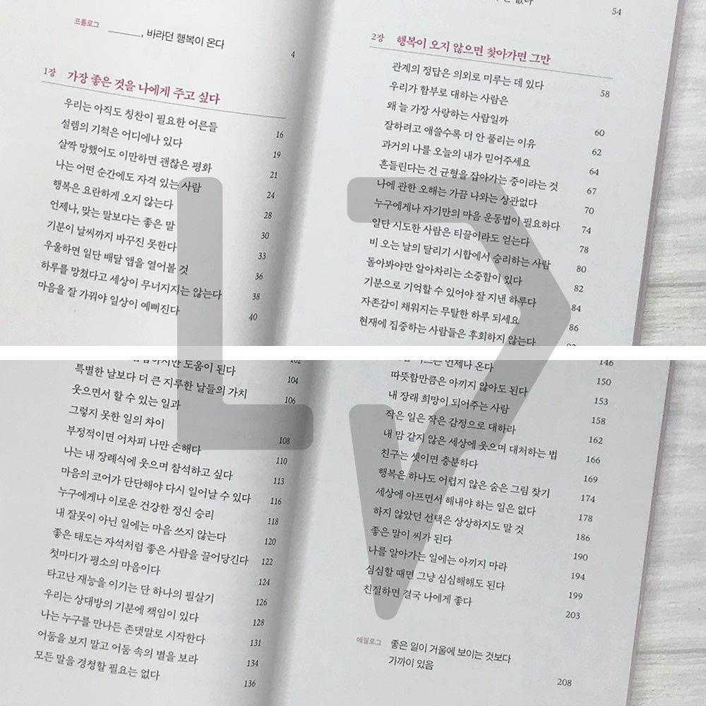Only the Good Things, and Nothing but the Good Things 좋은 것만, 오직 좋은 것만