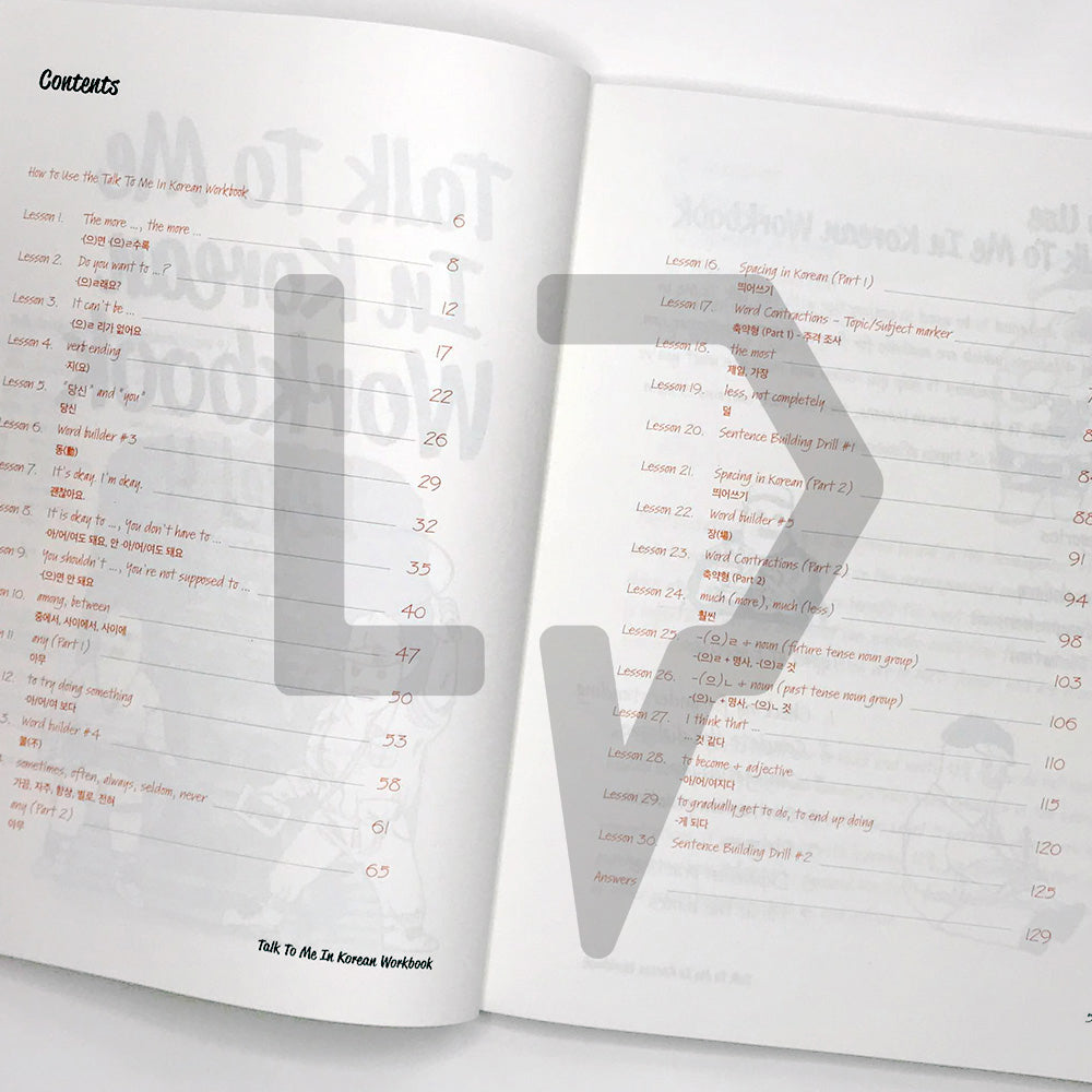 Talk To Me In Korean (TTMIK) Workbook Level 4 - Life Pattern Korea