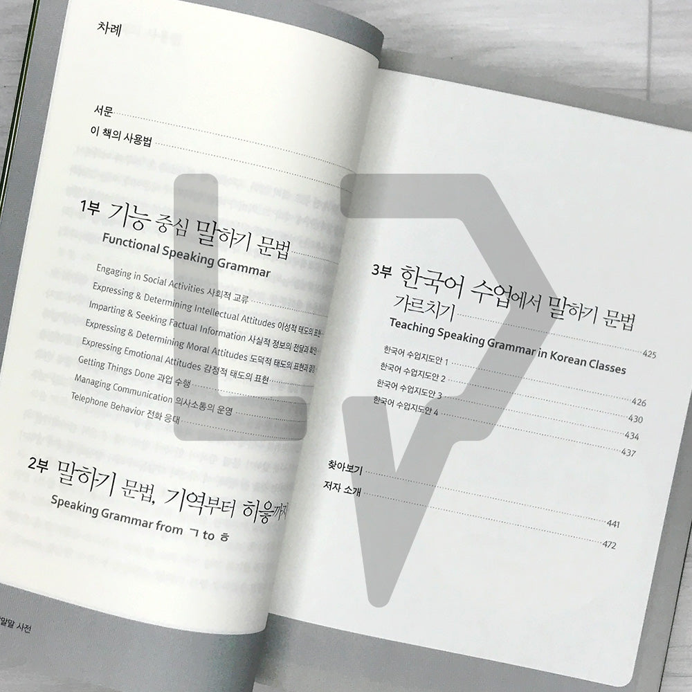 Korean Functional Speaking Grammar Dictionary (Korean Malmalmal Dictionary) Korean 말말말 사전