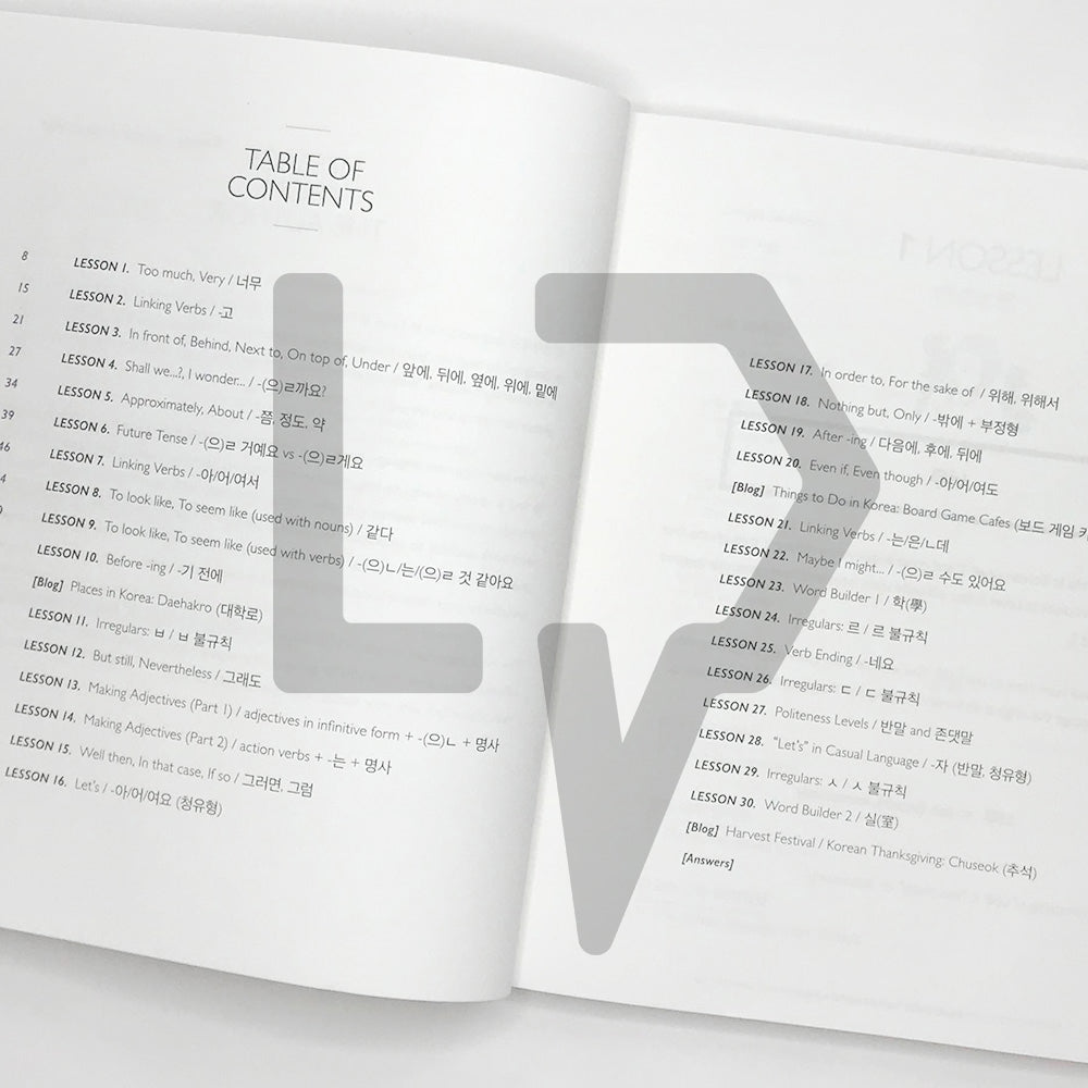 Talk To Me In Korean (TTMIK) Grammar Textbook Level 3 - Life Pattern Korea