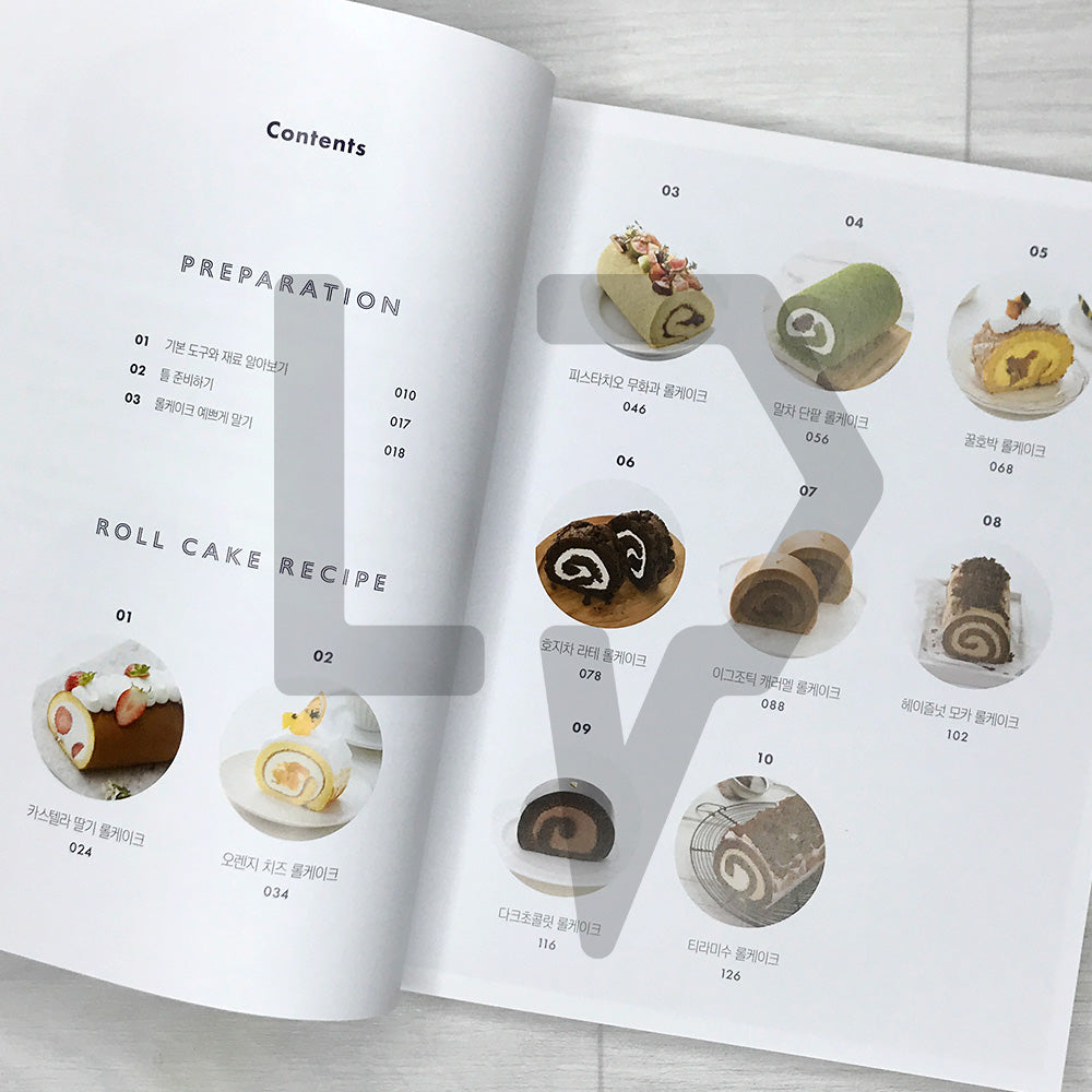 Shuraz Roll Cake and Short Cake Recipes 슈라즈 롤케이크 & 쇼트케이크 세트