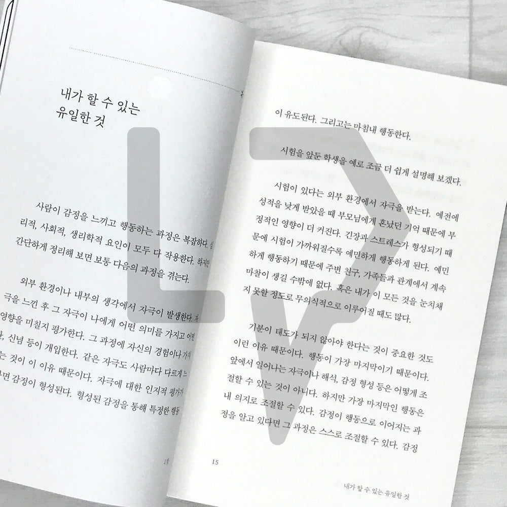 Don’t Let Your Mood Become Your Attitude (Revised Edition - 200K Copies Sold) 기분이 태도가 되지 말자 (20만 부 기념 개정판) - Life Pattern Korea