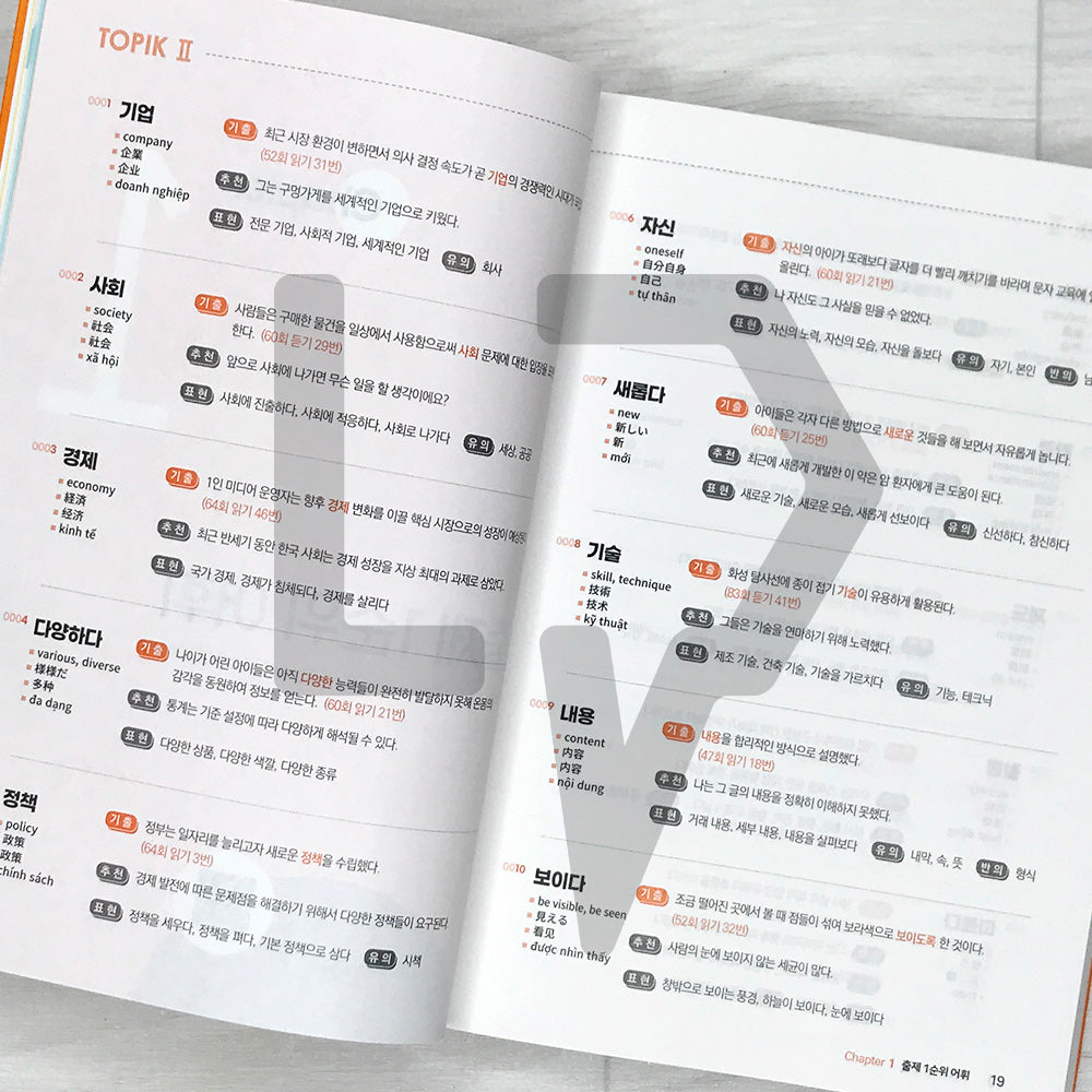 Fast Pass TOPIK 2 Vocabulary from Previously Tested Questions Fast Pass 한국어능력시험 토픽 2 기출 어휘