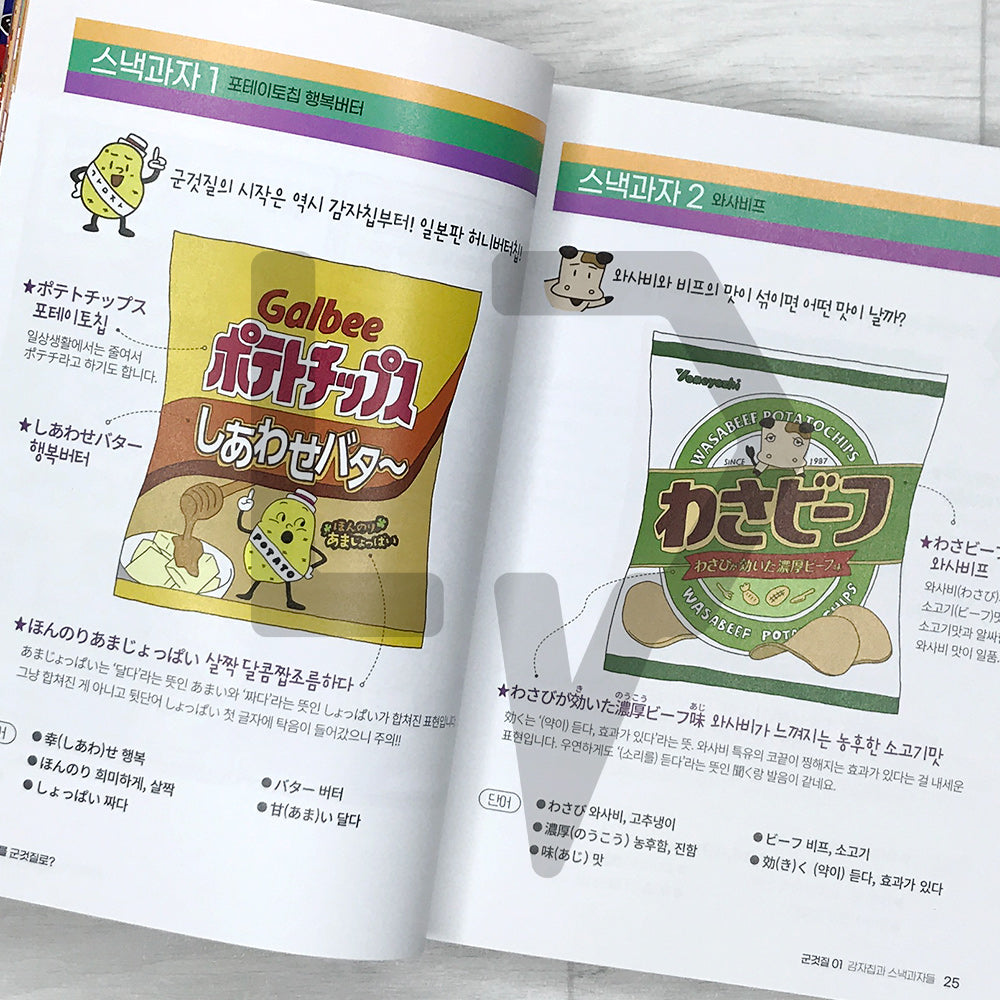 Learning Japanese through Snacks 일본어를 군것질로?