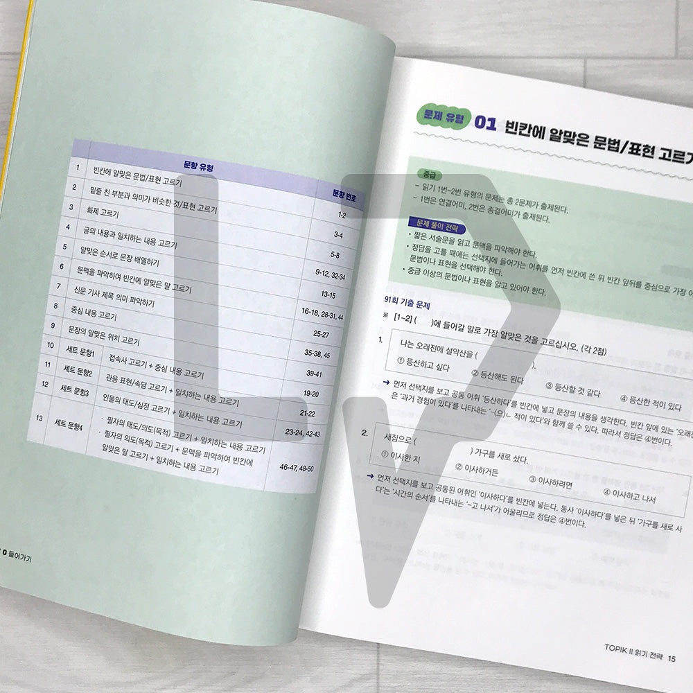 Univ. TOPIK 2 Reading 유니 토픽2 읽기