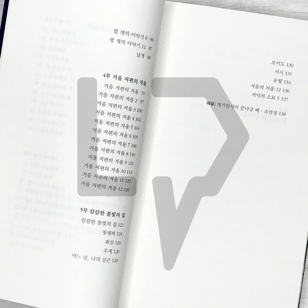 I Put The Evening In The Drawer by Han Kang 서랍에 저녁을 넣어 두었다