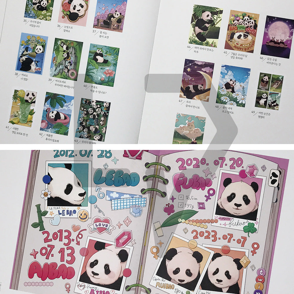 A day in the Bao Family: Coloring Book 바오패밀리 컬러링북 어떤 하루
