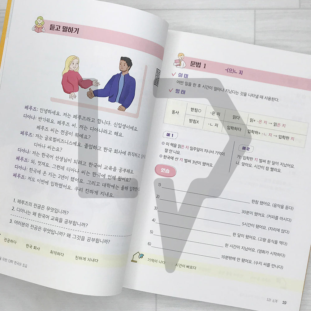 Practical Korean Language for Foreign Students: Beginning 유학생을 위한 대학 한국어 초급