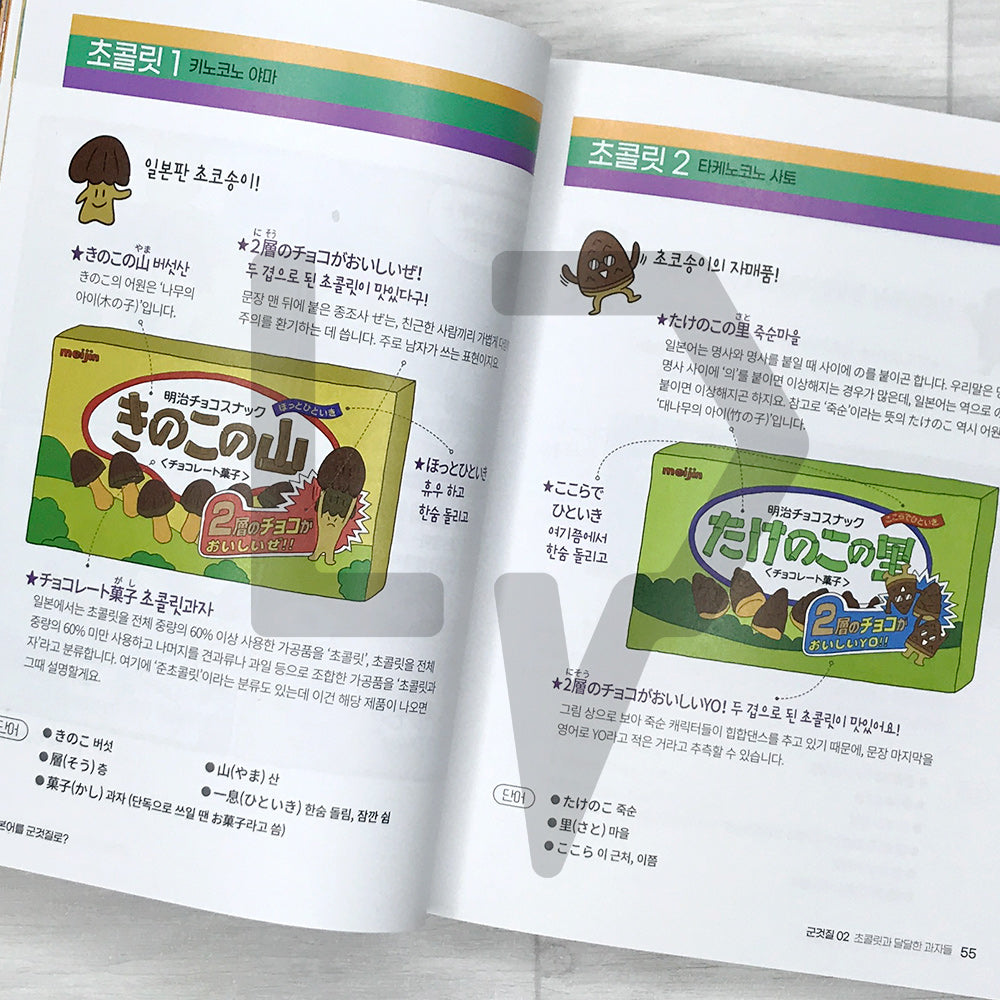 Learning Japanese through Snacks 일본어를 군것질로?