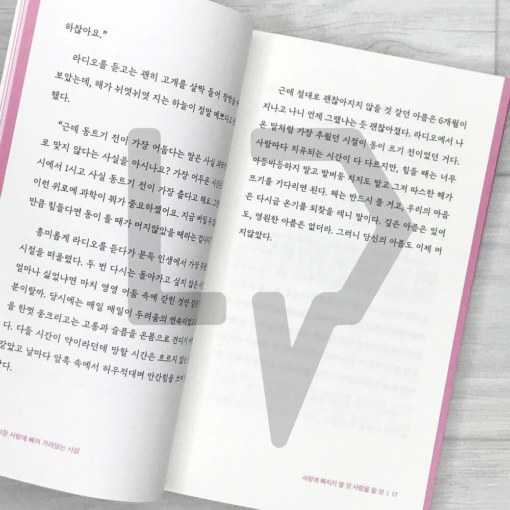 Never Fall in Love, Just Love 사랑에 빠지지 말 것 사랑을 할 것