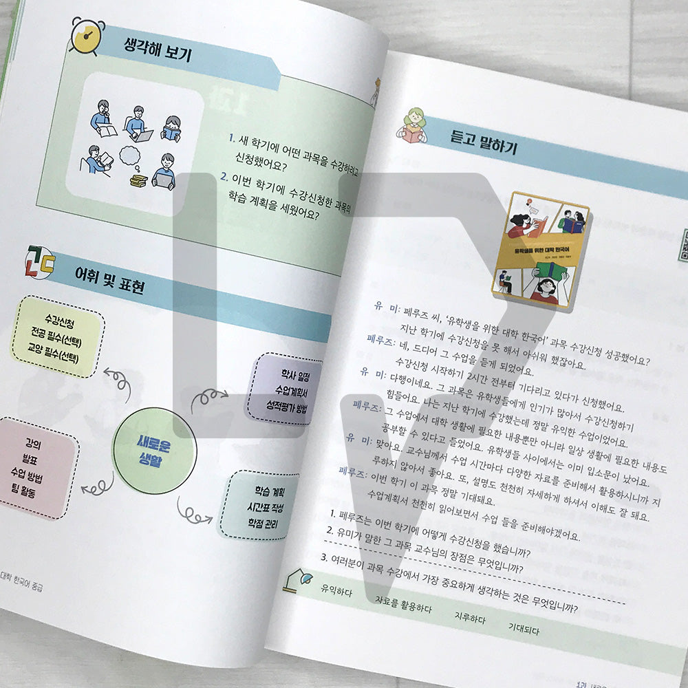 Practical Korean Language for Foreign Students: Intermediate 유학생을 위한 대학 한국어 중급
