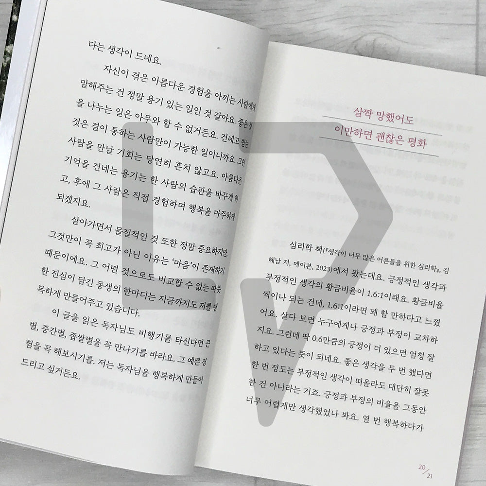 Only the Good Things, and Nothing but the Good Things 좋은 것만, 오직 좋은 것만