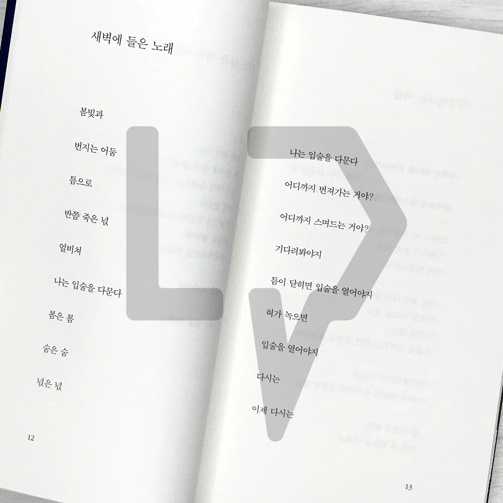 I Put The Evening In The Drawer by Han Kang 서랍에 저녁을 넣어 두었다