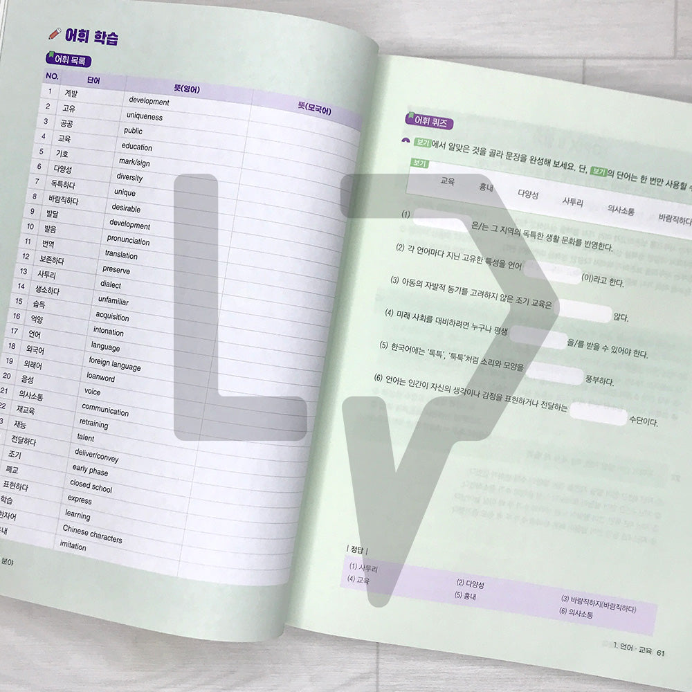 Univ. TOPIK 2 Reading 유니 토픽2 읽기