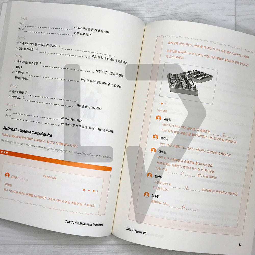 Talk To Me In Korean (TTMIK) Workbook Level 9 - Life Pattern Korea
