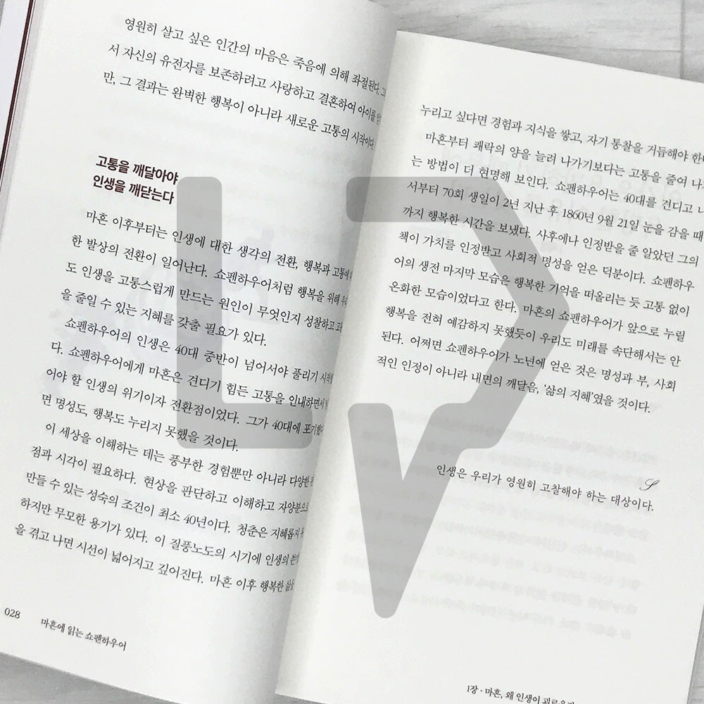 Schopenhauer at Forty: A Philosophy Lesson for Overcoming Life’s Crises 마흔에 읽는 쇼펜하우어