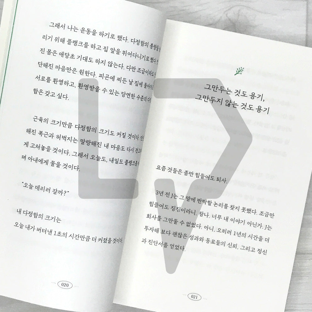Adult Happiness is Quiet 어른의 행복은 조용하다