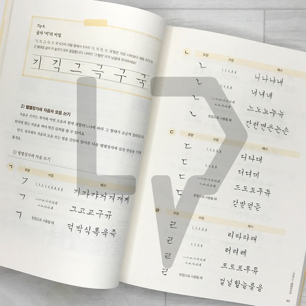 MaelMaelChaekirang Daily Handwriting Class 맬맬책이랑 손글씨 수업
