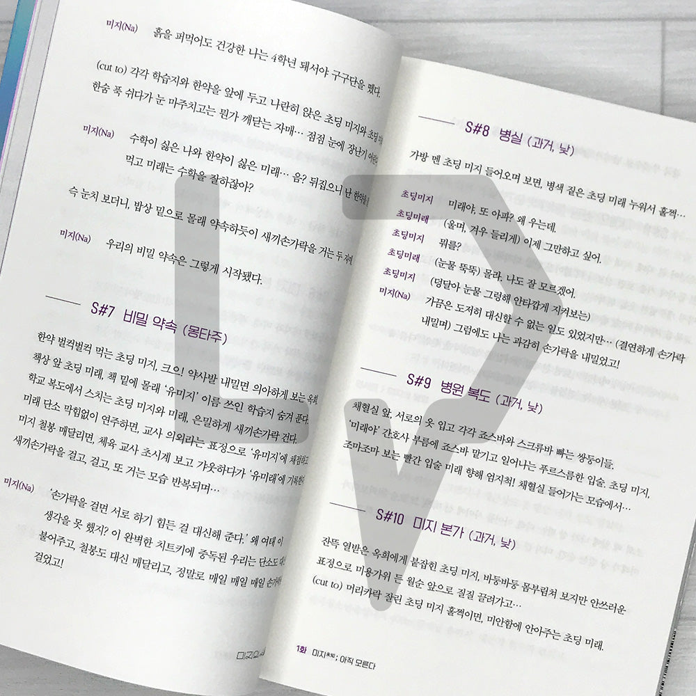 Our Unwritten Seoul Script Book 미지의 서울 대본집