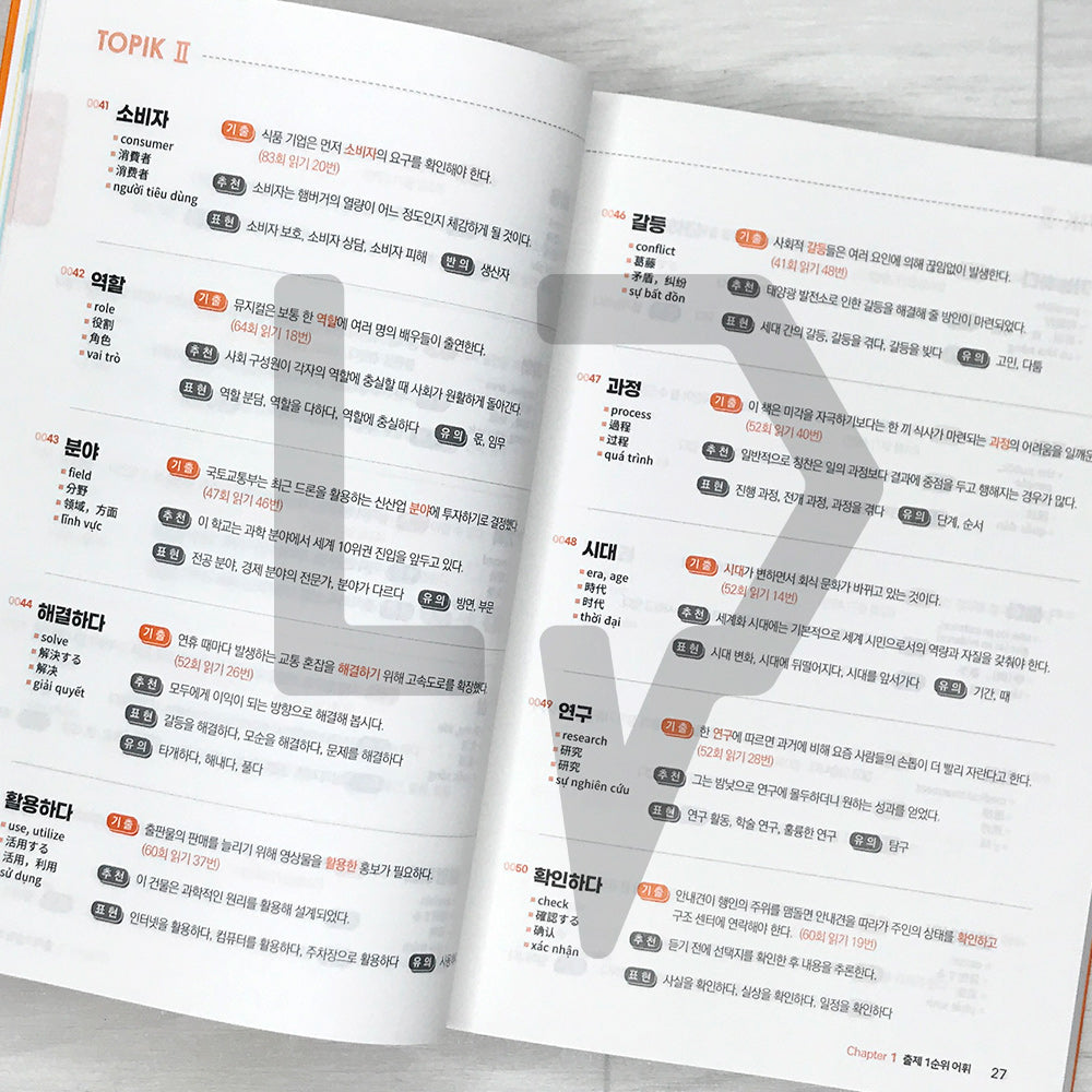 Fast Pass TOPIK 2 Vocabulary from Previously Tested Questions Fast Pass 한국어능력시험 토픽 2 기출 어휘