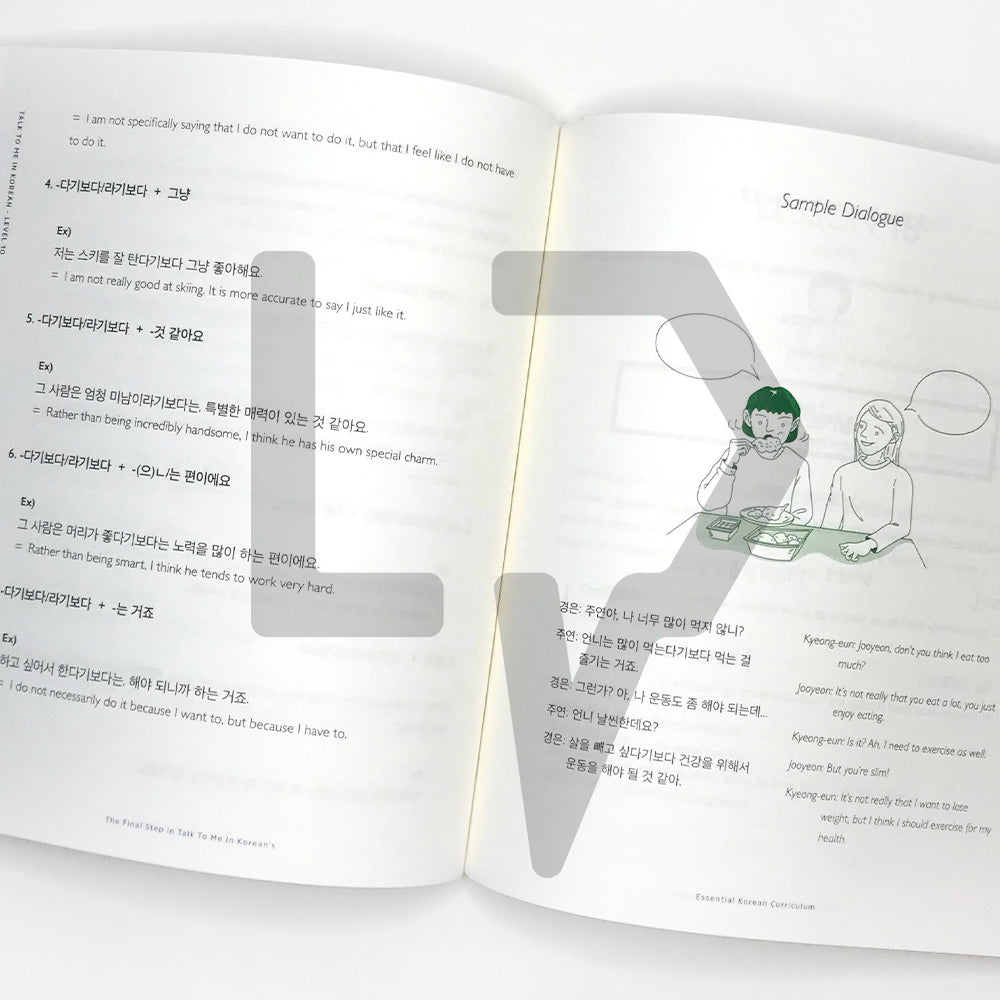 Talk To Me In Korean (TTMIK) Grammar Textbook Level 10 - Life Pattern Korea