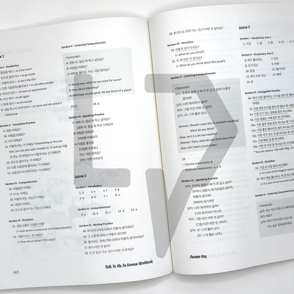 Talk To Me In Korean (TTMIK) Workbook Level 6 - Life Pattern Korea
