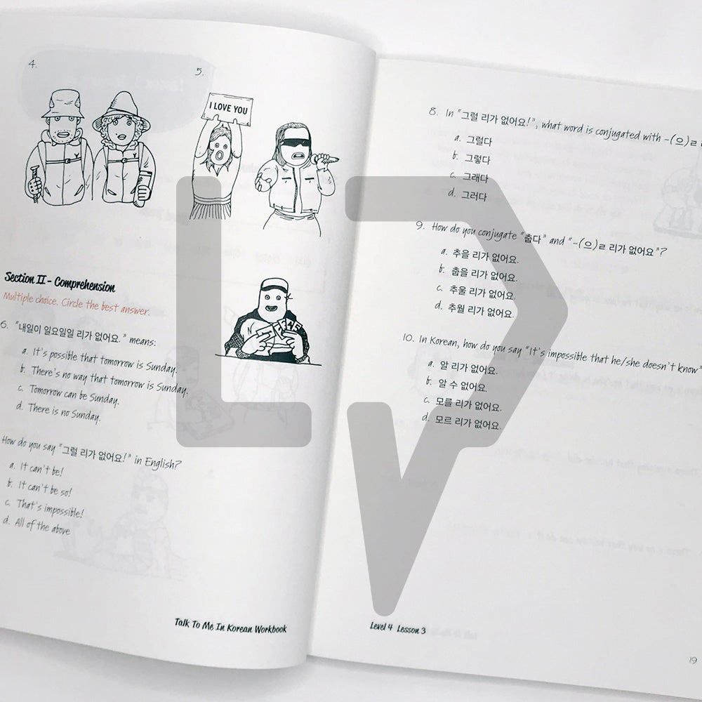 Talk To Me In Korean (TTMIK) Workbook Level 4 - Life Pattern Korea
