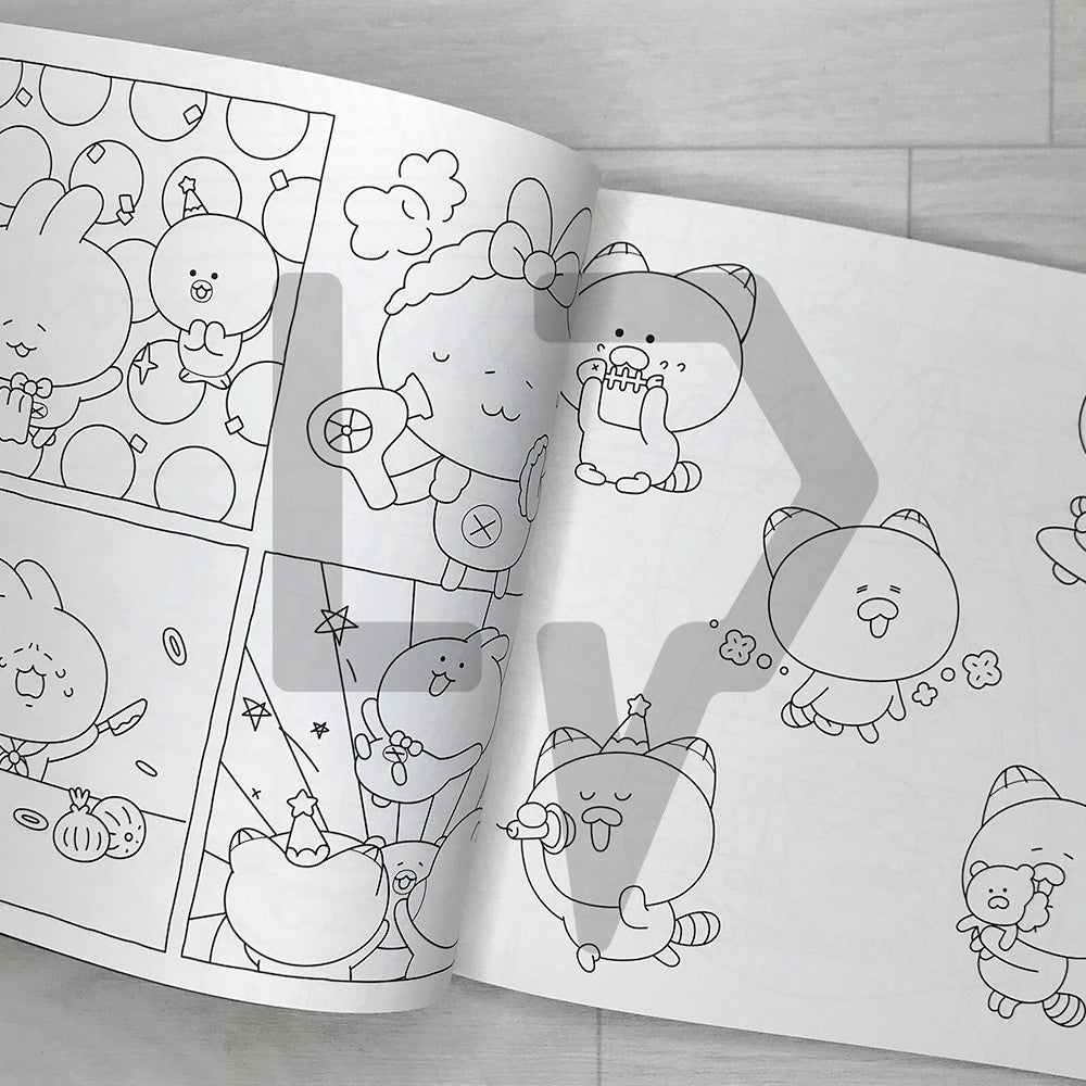 Udangtang! We Are NINIZ Coloring Book 우당탕탕! 우리는 니니즈 컬러링북