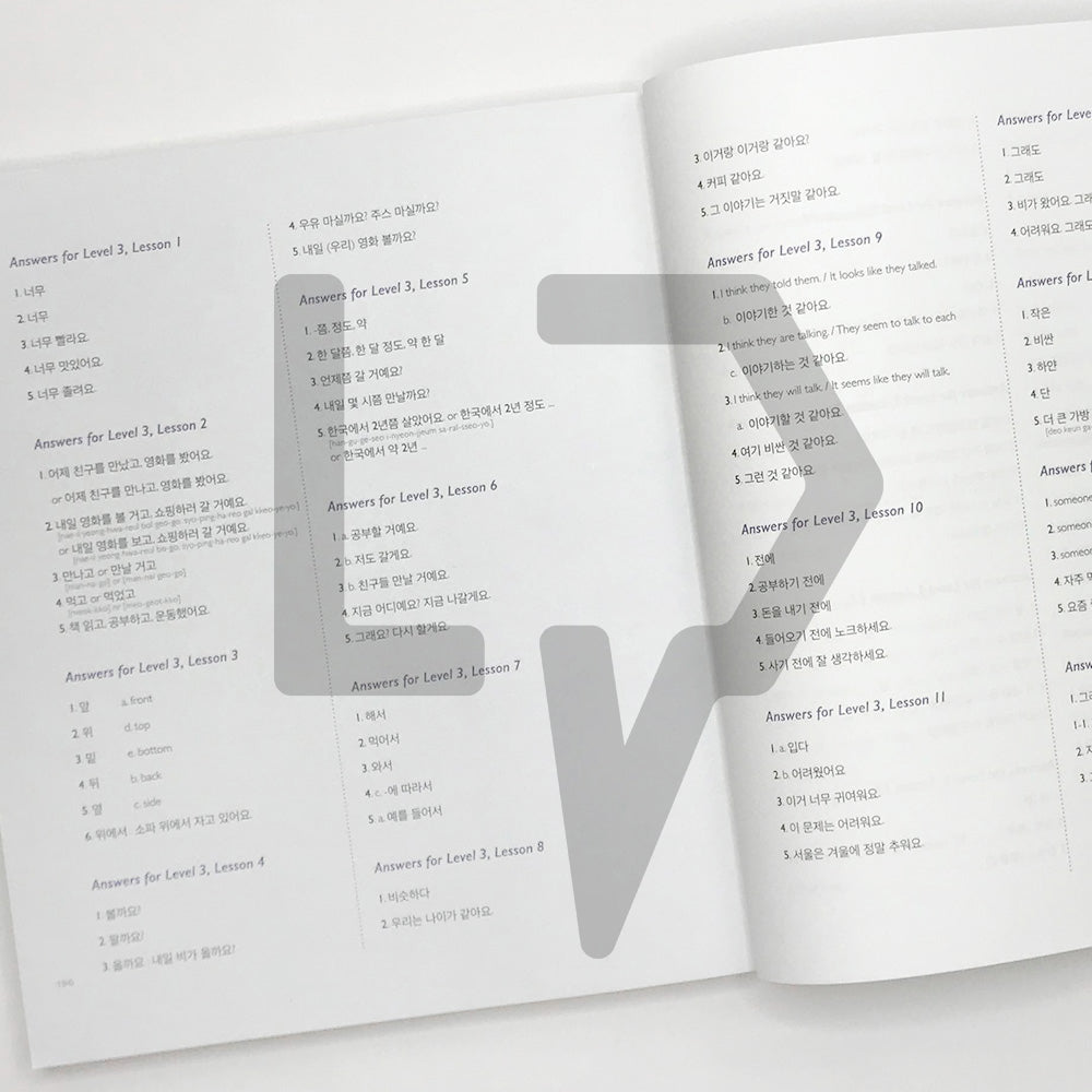 Talk To Me In Korean (TTMIK) Grammar Textbook Level 3 - Life Pattern Korea