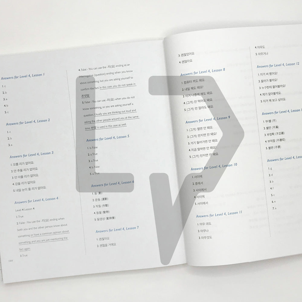 Talk To Me In Korean (TTMIK) Grammar Textbook Level 4 - Life Pattern Korea