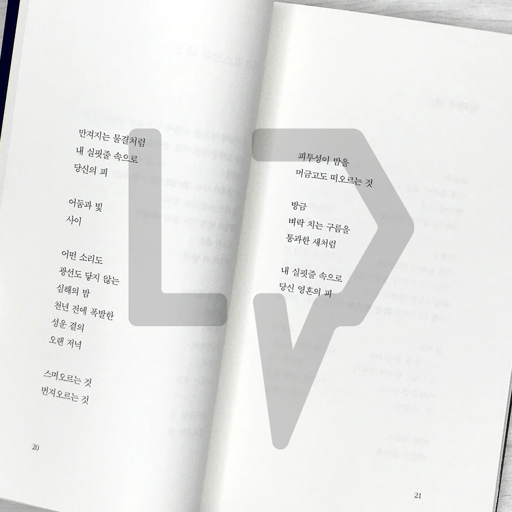 I Put The Evening In The Drawer by Han Kang 서랍에 저녁을 넣어 두었다