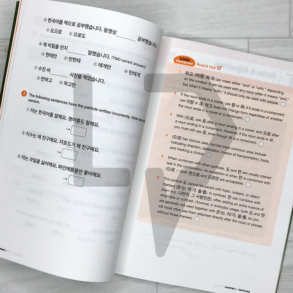 Korean Grammar Canvas: Workbook for Beginners Vol. 1