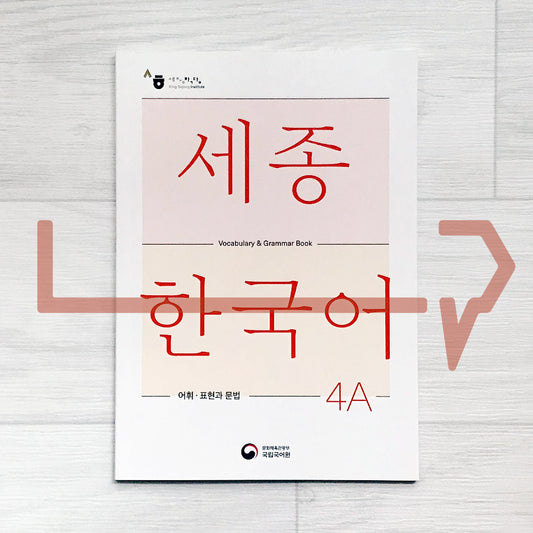 Sejong Korean Vocabulary & Grammar Book 세종한국어 어휘 표현과 문법 4A (2022 Edition)