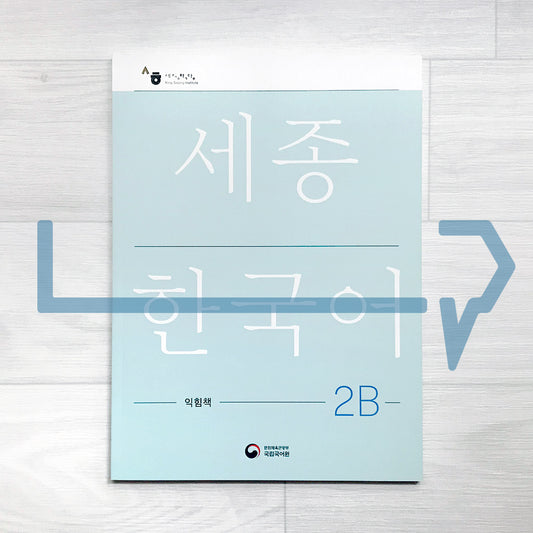 Sejong Korean Workbook 세종한국어 익힘책 2B (2022 Edition)