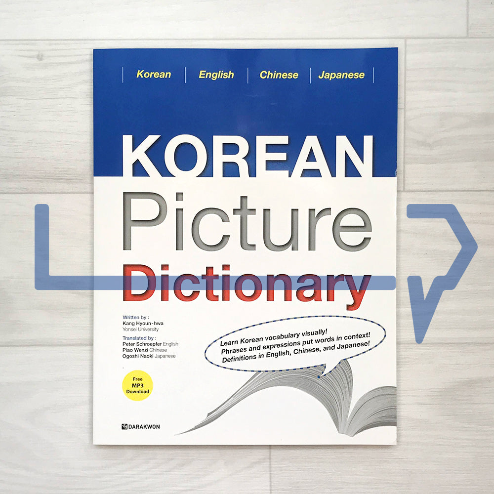 Korean Picture Dictionary English, Chinese, Japanese - Life Pattern Korea