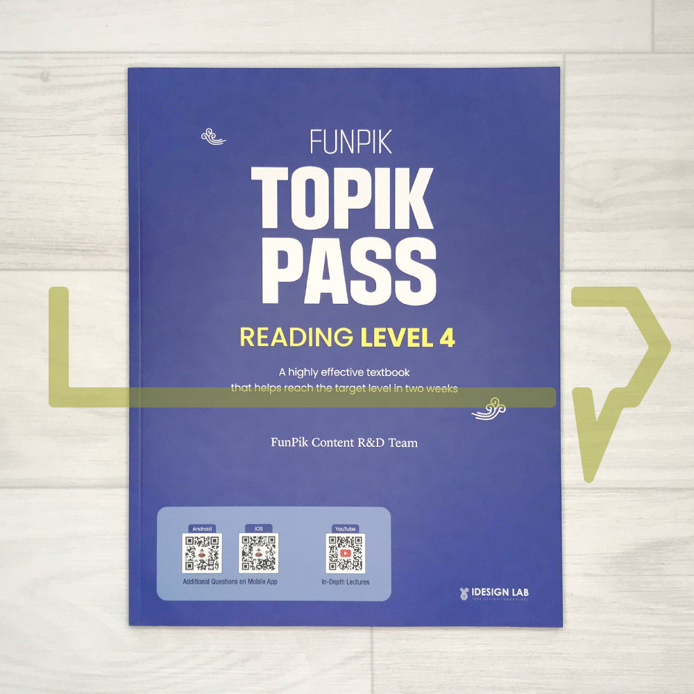 FunPik TOPIK PASS Reading Level 4 - Life Pattern Korea