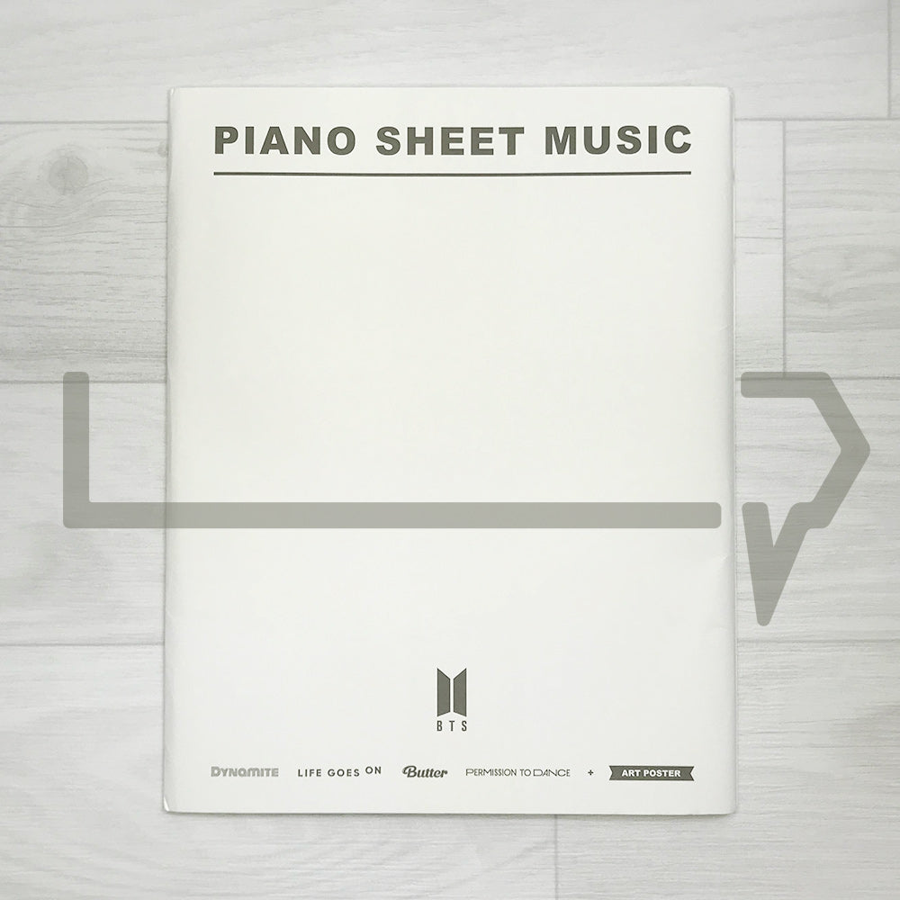 BTS Piano Sheet Music (HYBE Official) - Life Pattern Korea