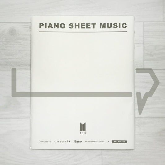 BTS Piano Sheet Music (HYBE Official) - Life Pattern Korea