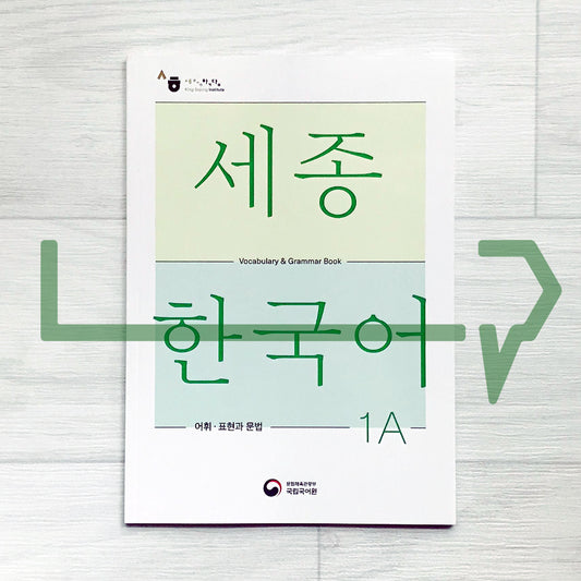 Sejong Korean Vocabulary & Grammar Book 세종한국어 어휘 표현과 문법 1A (2022 Edition)