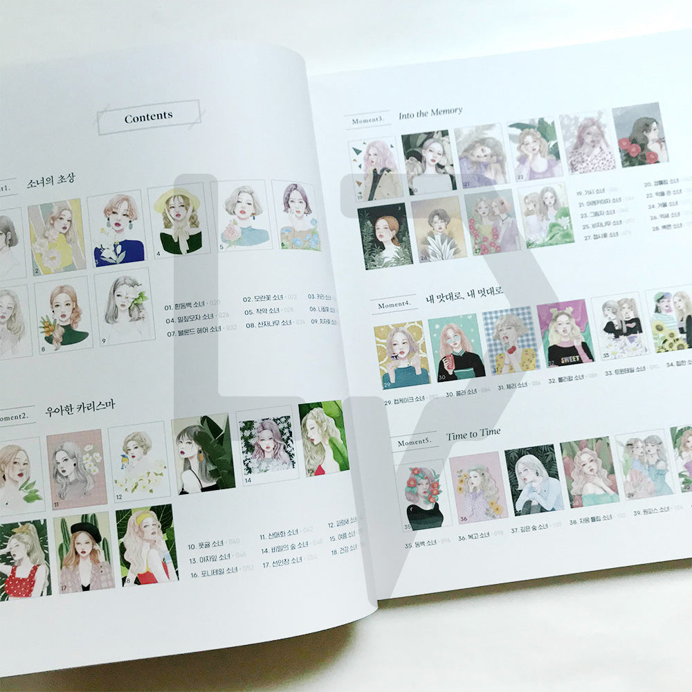 The Moment Coloring Book 소녀의 시간 시즌2 컬러링북 - Life Pattern Korea