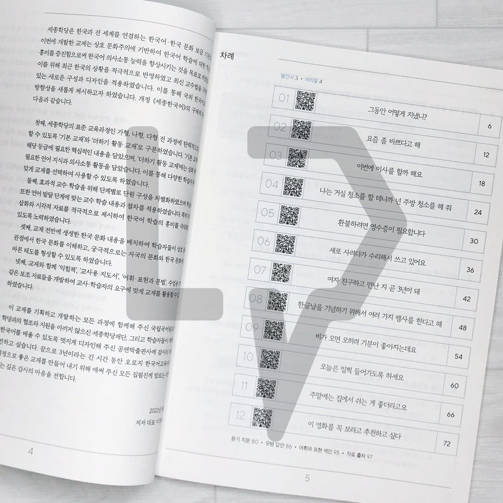 Sejong Korean Extension Activity Book 세종한국어 더하기 활동 3A (2022 Edition)