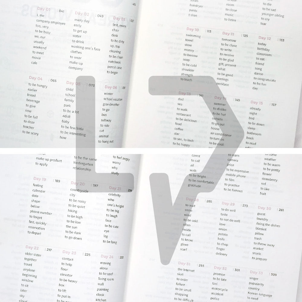 My First 500 Korean Words 이야기로 배우는 한국어 기본 단어 500 Book 1 - Life Pattern Korea