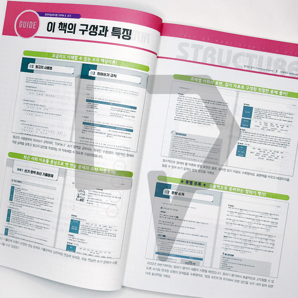 TOPIK 2 Writing 토픽 2 쓰기 (2022) - Life Pattern Korea