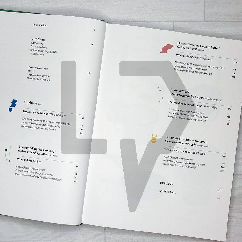 BTS Recipe Book