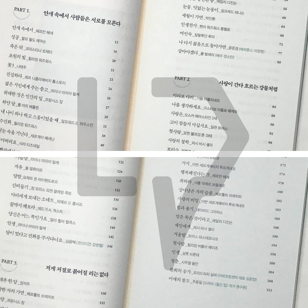Write your name on the breath of dawn 새벽 입김 위에 네 이름을 쓴다 - Life Pattern Korea