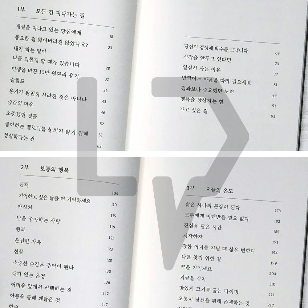 Time is irreversible, and life is only once 시간은 되돌릴 수 없고 인생은 한번뿐