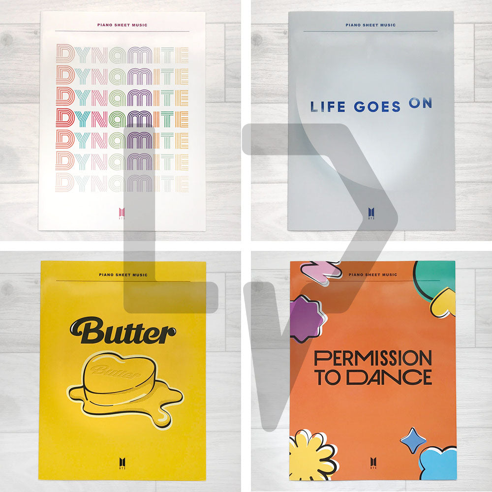 BTS Piano Sheet Music (HYBE Official) - Life Pattern Korea