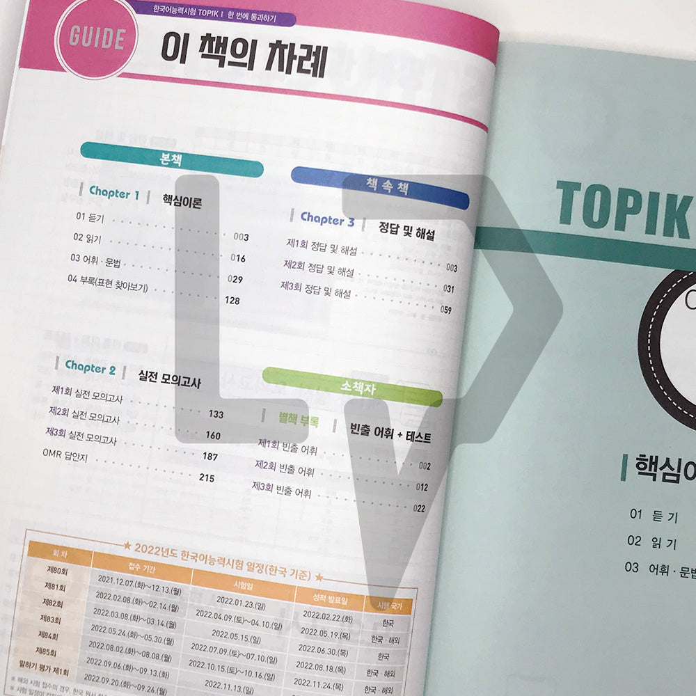 TOPIK 1 All-in-One Guide to the TOPIK 1 토픽 1 한 번에 통과하기 (2022) - Life Pattern Korea