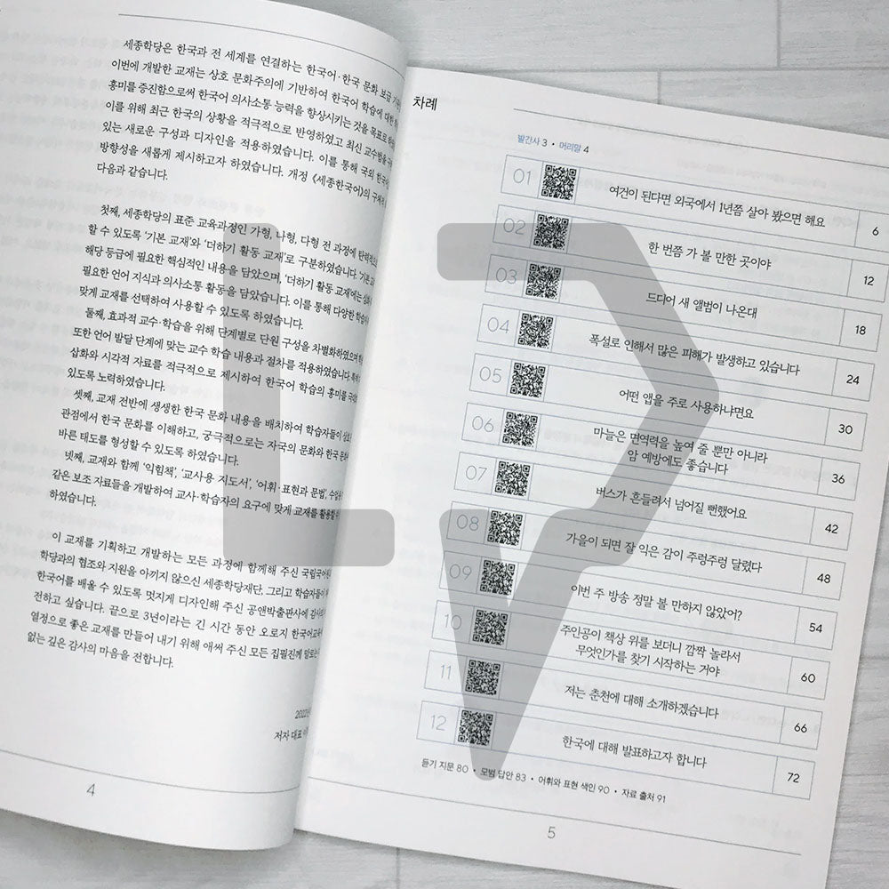 Sejong Korean Extension Activity Book 세종한국어 더하기 활동 4A (2022 Edition)