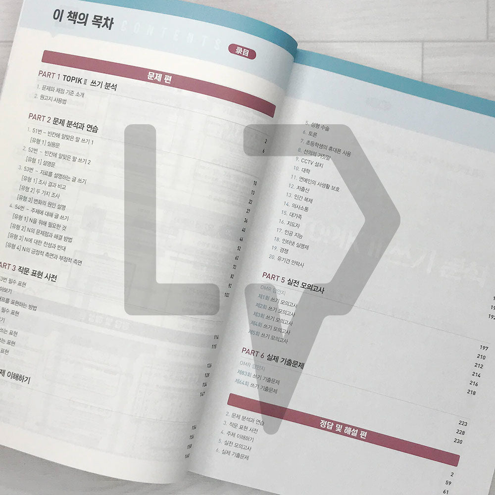 SDEdu TOPIK 2 Writing Master SD에듀 토픽 2 쓰기 유형 마스터 (2024) - Life Pattern Korea